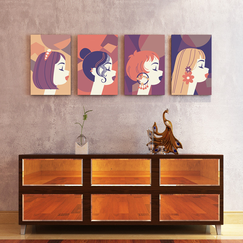 تابلو آلتین آی کد C1011 مجموعه 4 عددی