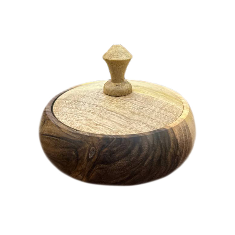 قندان چوبی مدل گردو