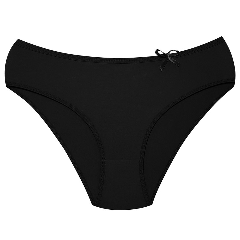 شورت زنانه ماییلدا مدل نخ پنبه پاپیون کد 5163 رنگ مشکی