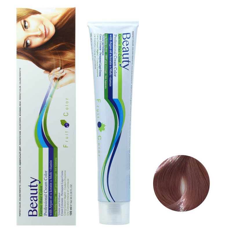 رنگ مو بیوتی شماره 90.5 حجم 100 میلی لیتر رنگ یاسی تیره