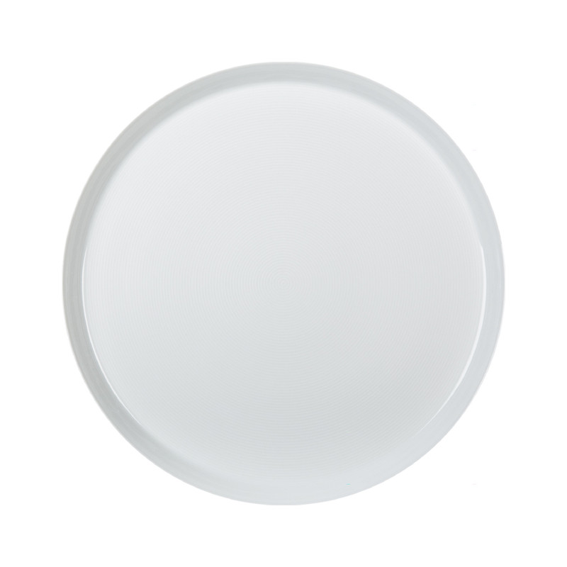 بشقاب غذاخوری زی مدل فرم اس 27 سفید درجه عالی بسته 3 عددی