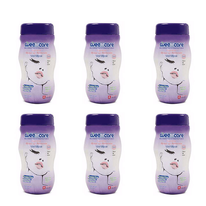 دستمال مرطوب وی کر مدل 06 مجموعه 6 عددی