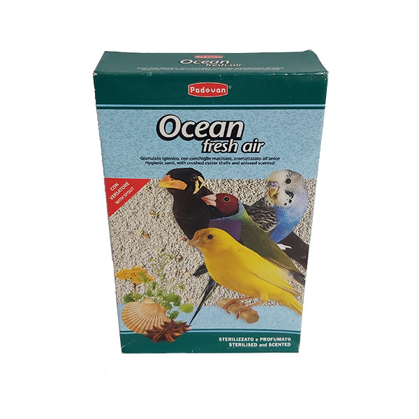 خرید و قیمت مکمل کلسیم پرندگان پادوان مدل ocean وزن 1 کیلوگرم