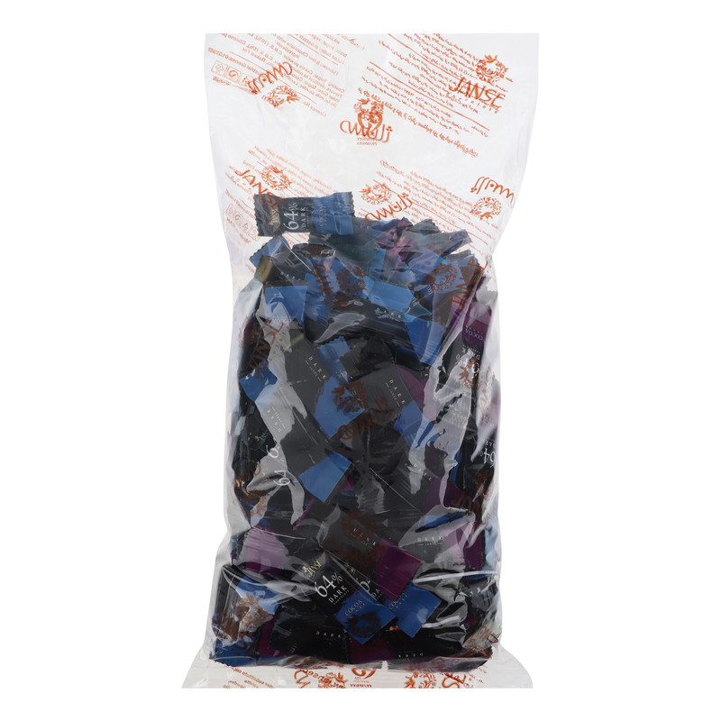 خرید و قیمت شکلات تلخ 64 درصد ژانسه - 1 کیلوگرم