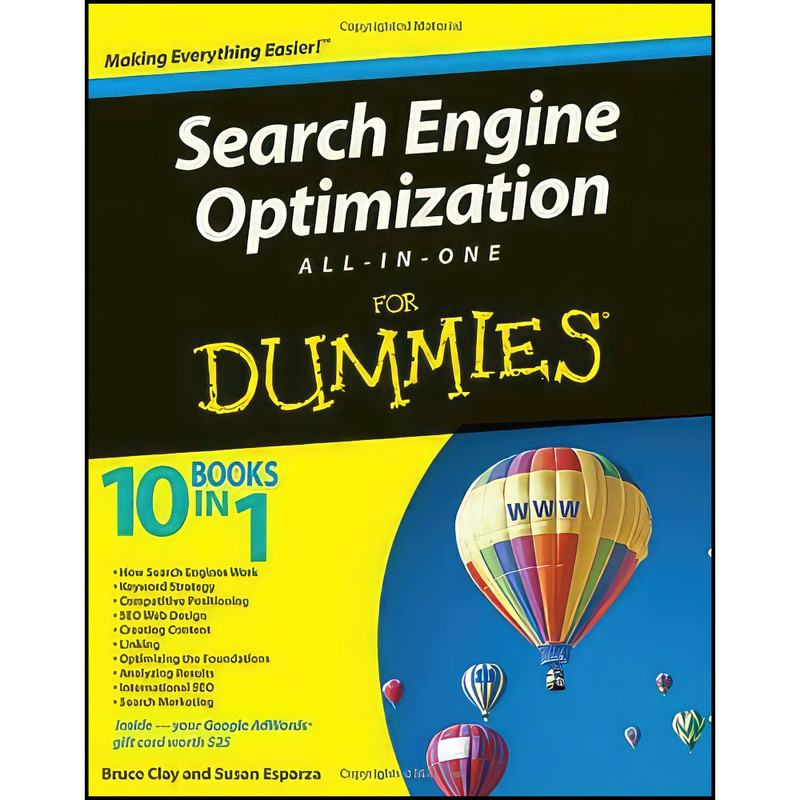 کتاب Search Engine Optimization All-in-One For Dummies اثر Bruce Clay and Susan Esparza انتشارات For Dummies