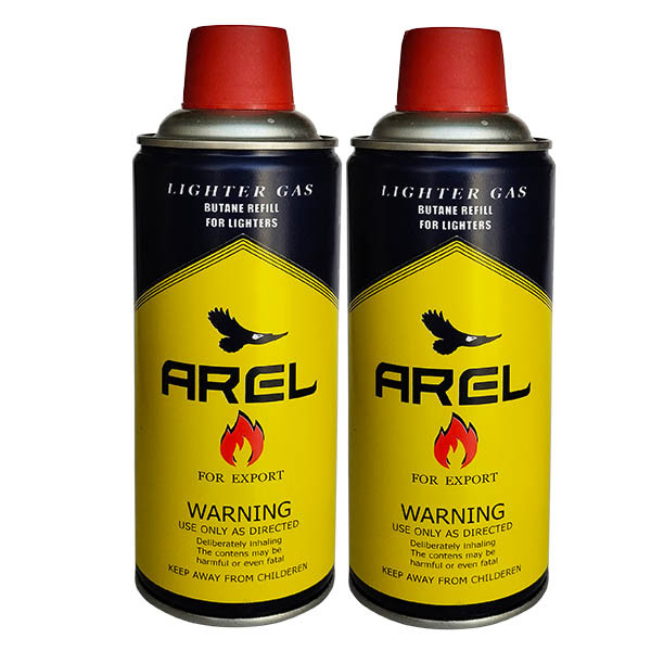 خرید و قیمت گاز فندک آرل مدل 450ml-2 بسته 2 عددی