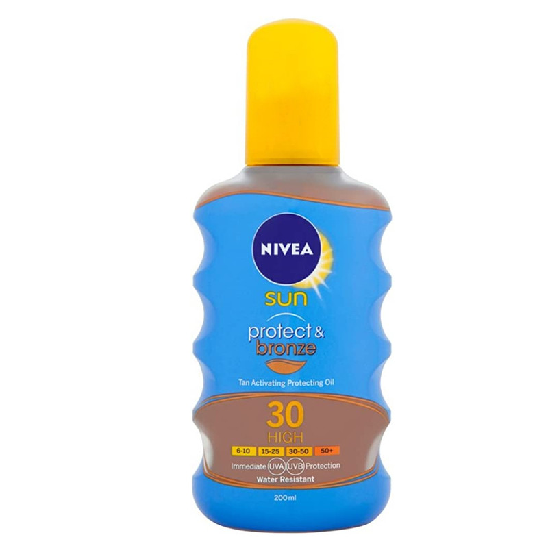 روغن برنزه کننده نیوآ مدل Protect حجم 200 میلی لیتر