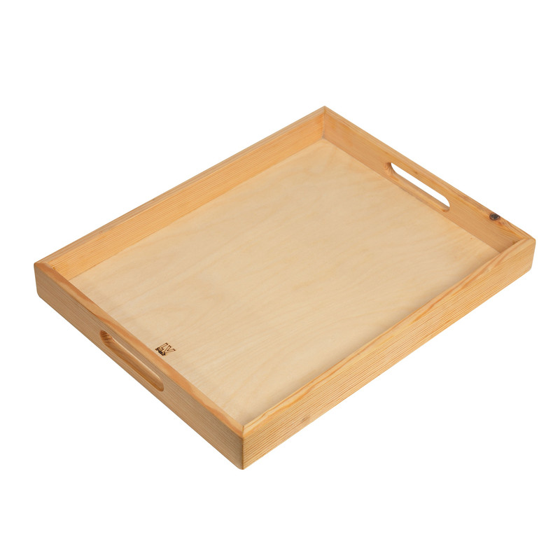 خرید و قیمت سینی بزرگ ال وی مدل چوب کاج کد 715