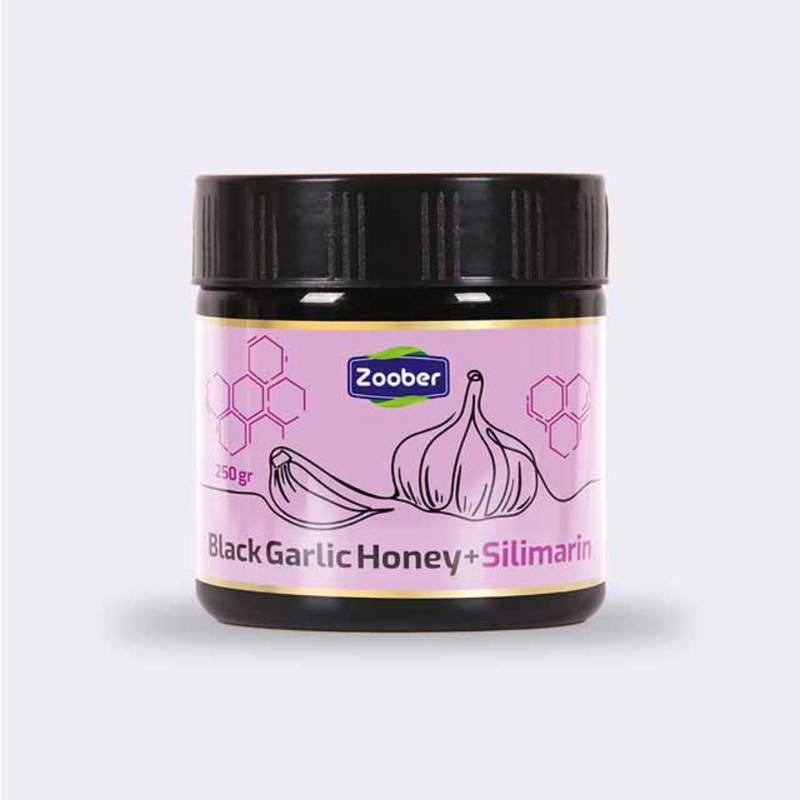 خرید و قیمت عسل و سیر سیاه و سیلیمارین زوبر - 350 گرم