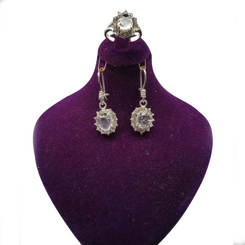 نیم ست نقره زنانه سلین کالا مدل در نجف کد 84