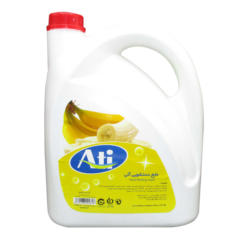 مایع دستشویی آتی مدل فرمیک موزی وزن 3750 گرم