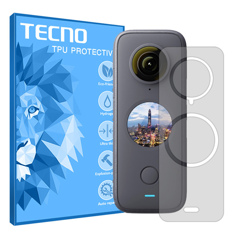 محافظ صفحه نمایش شفاف دوربین تکنو مدل HyGEL مناسب برای دوربین فیلم برداری اینستا 360 ONE X2