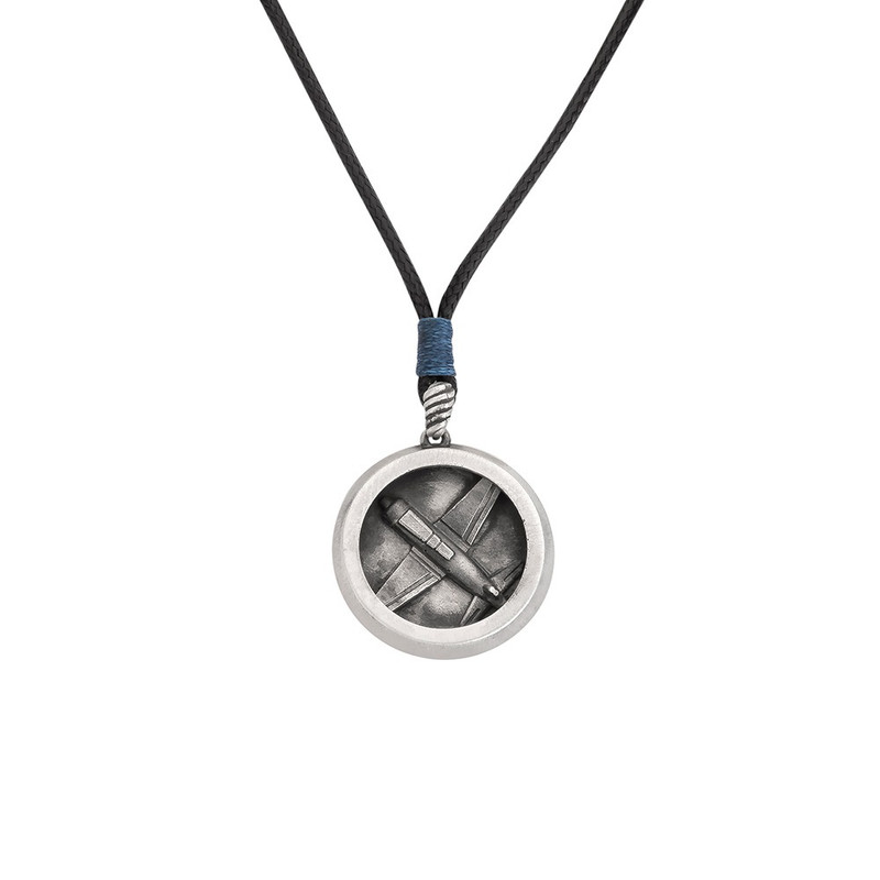 خرید و قیمت گردنبند نقره مردانه مدل فلایت