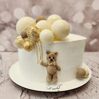 کیک تولد خرسی کیک عروسکی کیک با عروسک وگوی شکلاتی کیک تولد بچه گانه کیک بادکنکی کیک دختر بادکنکی ارسال پس کرایه