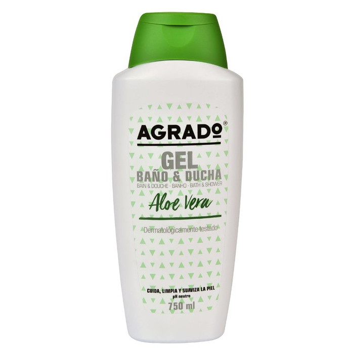 شامپو بدن آگرادو مدل Aloe vera حجم 750 میلی لیتر