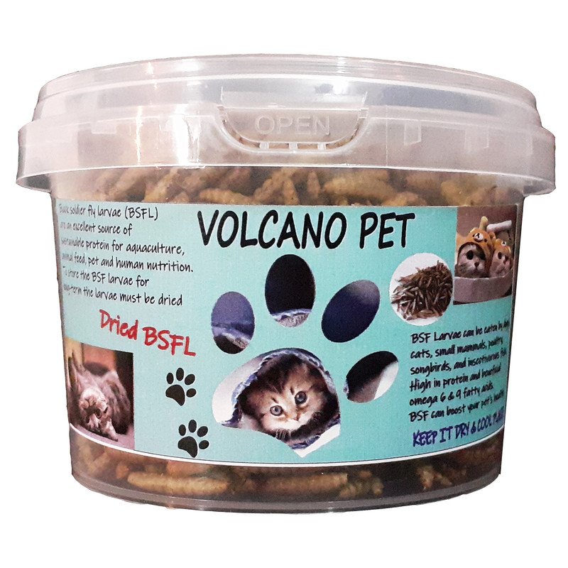 خرید و قیمت تشویقی گربه ولکانو پت مدل BSFL وزن 45 گرم