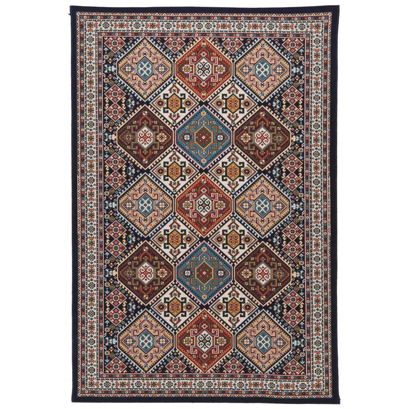 گلیم ماشینی دنیای فرش مدل مرجان کد 1403