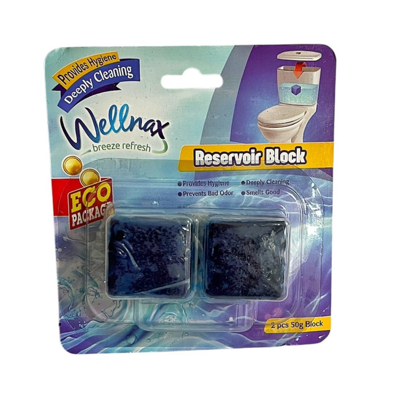 قرص جرمگیر توالت فرنگی ولناکس مدل Deeply Cleaning وزن 50 گرم بسته 2 عددی