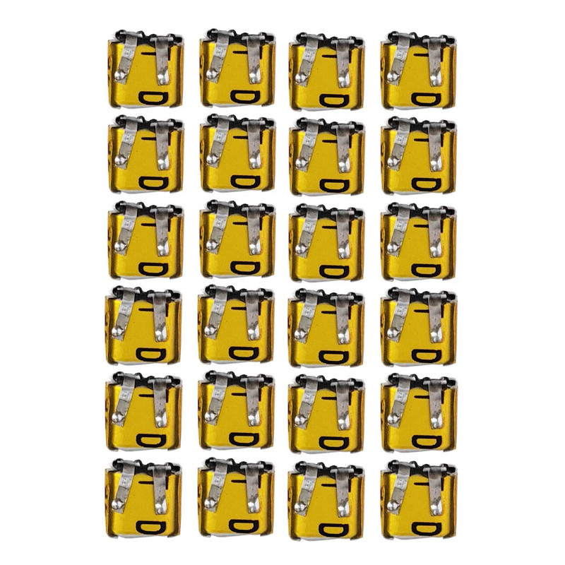 باتری لیتیومی قابل شارژ کد P98 ظرفیت 60 میلی آمپر ساعت مناسب برای ایرپاد بسته 24 عددی