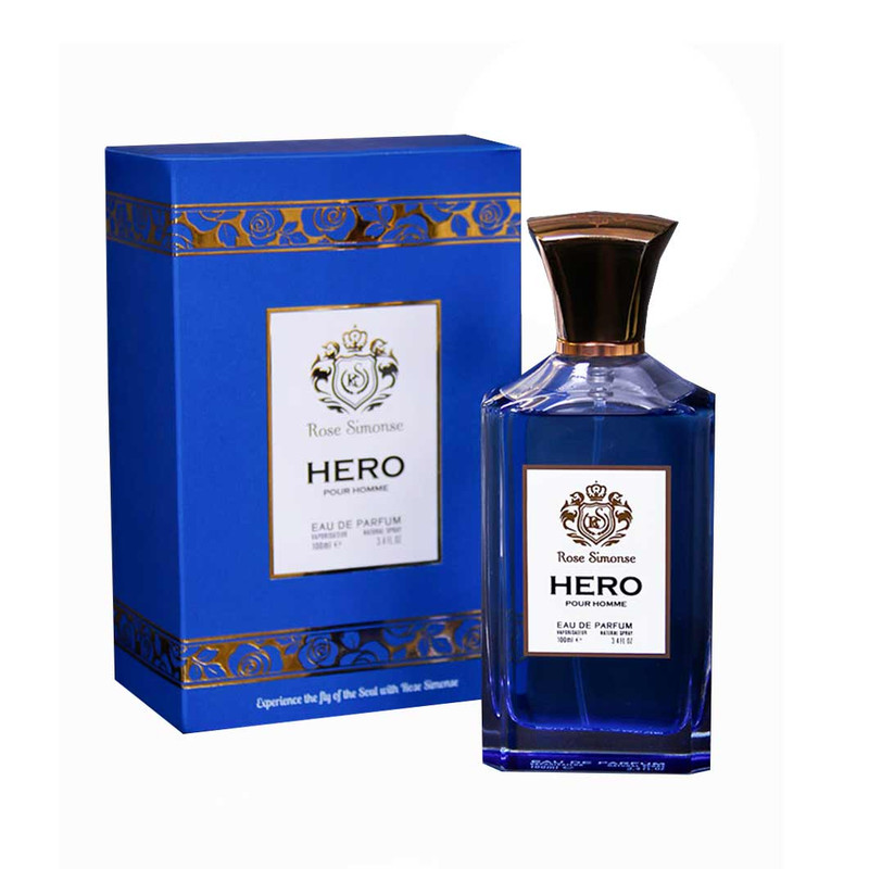 ادوپرفیوم مردانه رزسیمونس مدل هیرو با رایحه گرم حجم 100 میلیلیتر