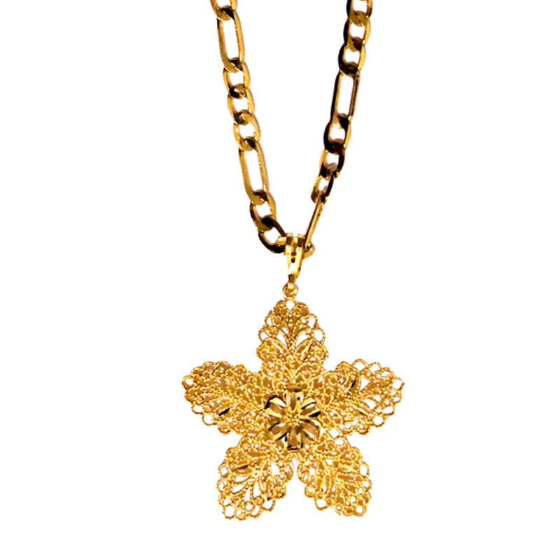 گردنبند شیک کده طرح گل پنج پر