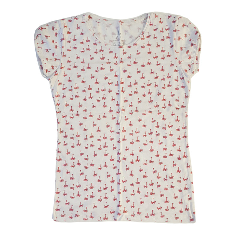 خرید و قیمت تی شرت آستین کوتاه زنانه اتمسفر مدل نخل