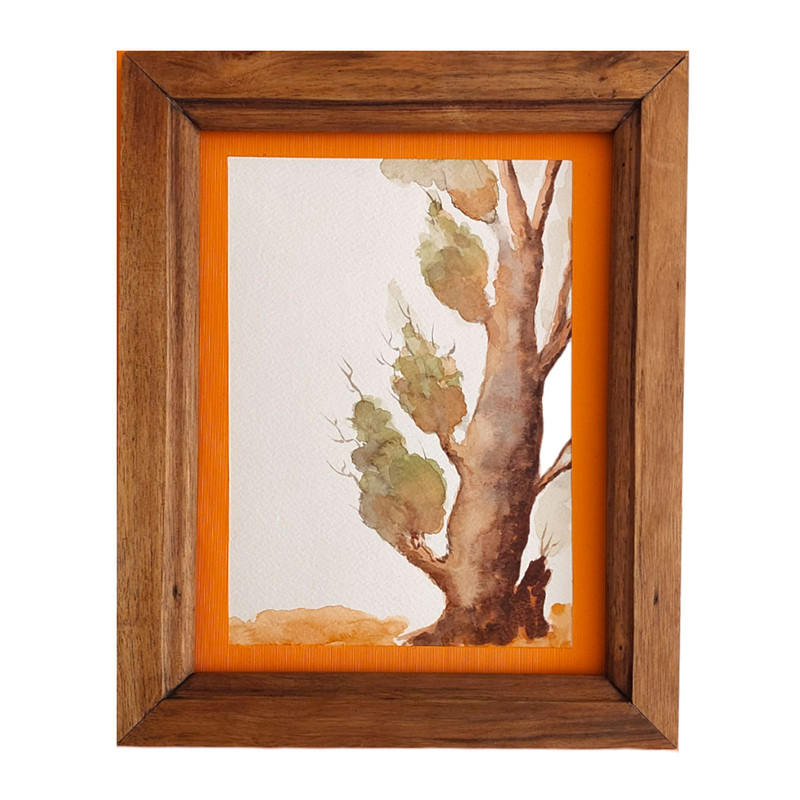 تابلو نقاشی آبرنگ طرح پاییز کد 12