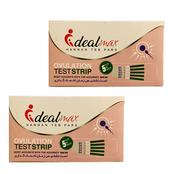 خرید و قیمت تست تخمک گذاری ایده ال مکس مدل LH مجموعه 2 عددی