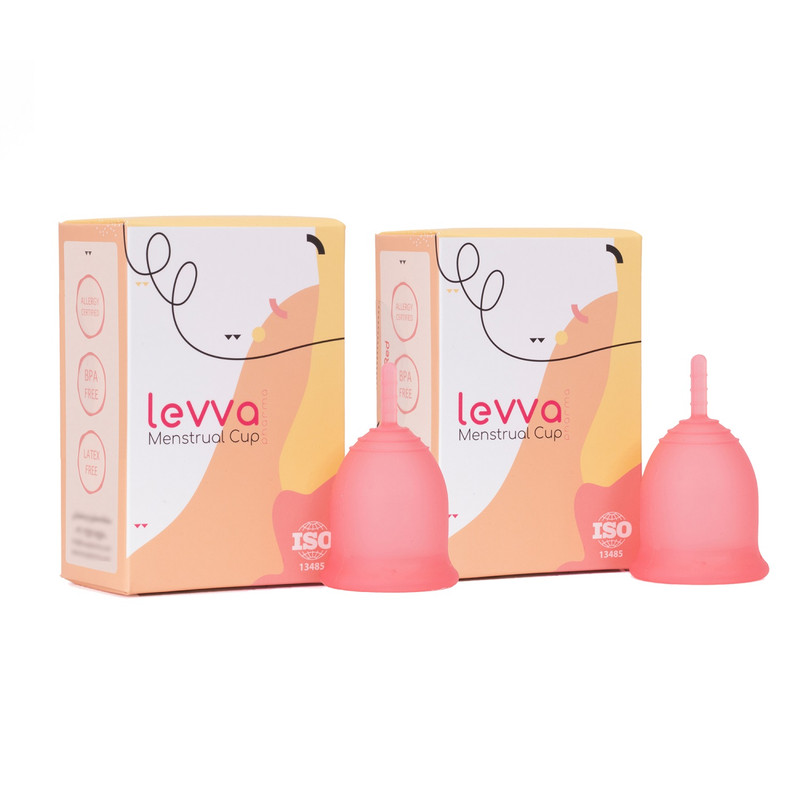 خرید و قیمت کاپ قاعدگی لیوا فارما مدل Plus سایز متوسط مجموعه 2 عددی