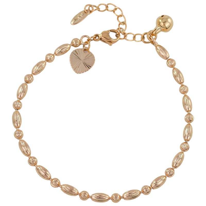 دستبند زنانه ژوپینگ مدل زنگوله دار کد bb585