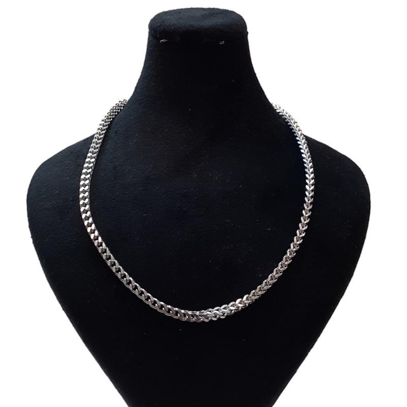 زنجیر مردانه مدل 4 وجهی استیل کد 01