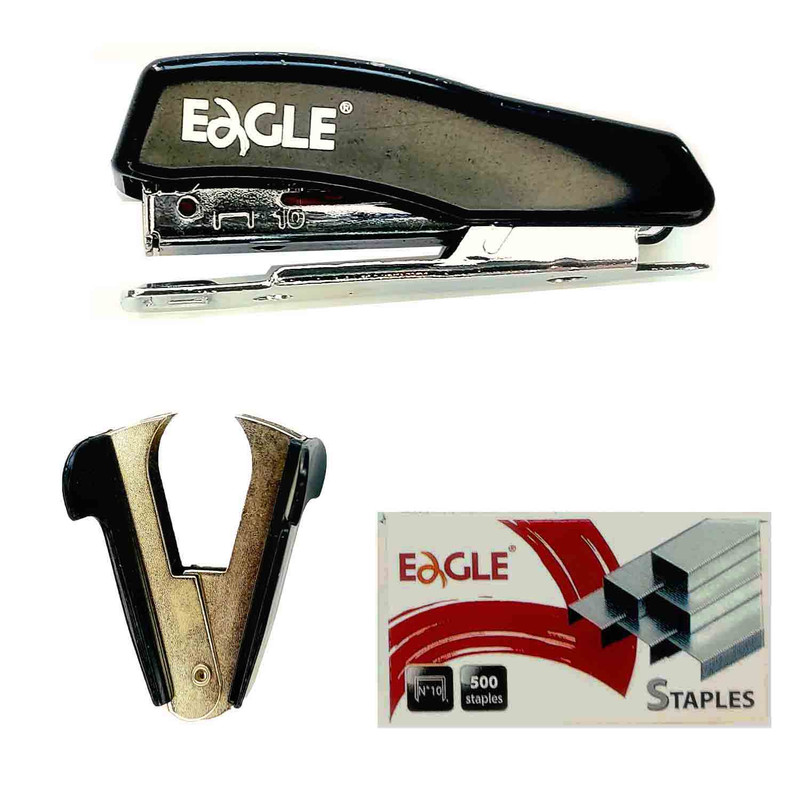 ست منگنه و منگنه کش ایگل مدل 1019 به همراه سوزن منگنه