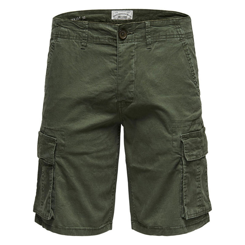 خرید و قیمت شلوارک کتان راسته مردانه - اونلی اند سانز