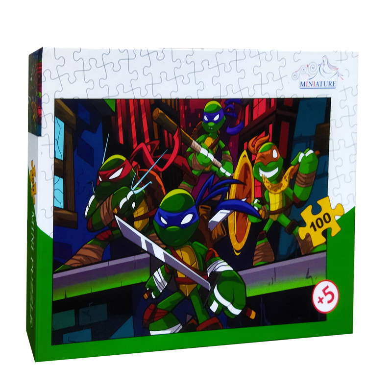 پازل 100 تکه مدل لاک پشت های نینجا کد 03509