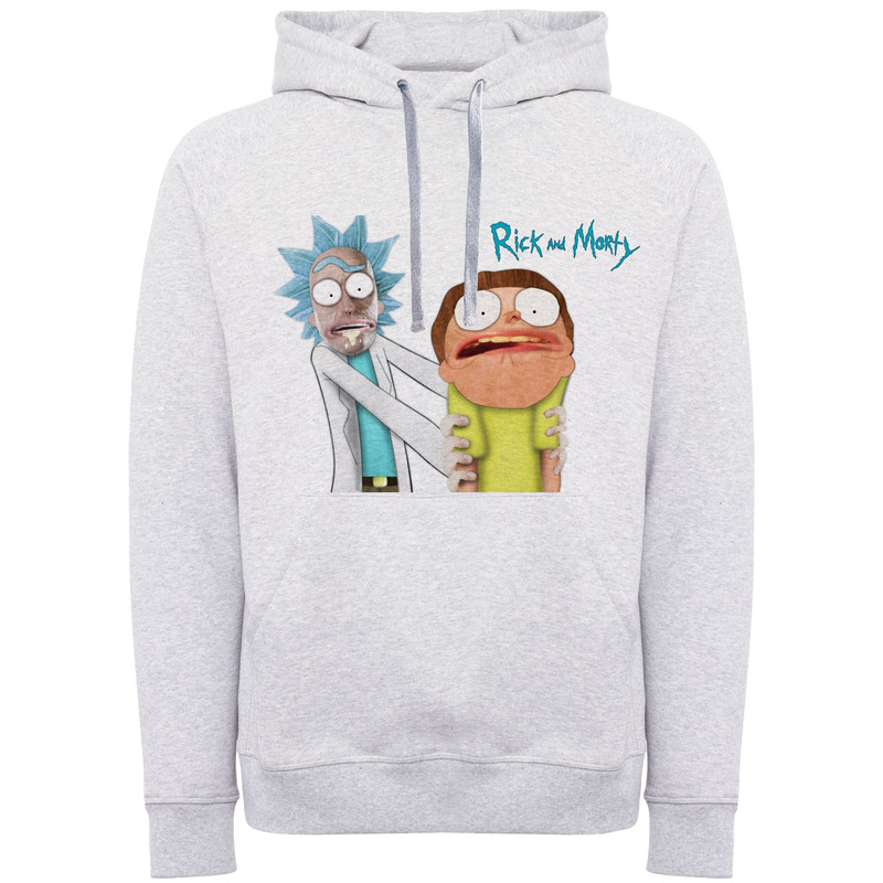 هودی مردانه طرح RICK and MORTY کد S478