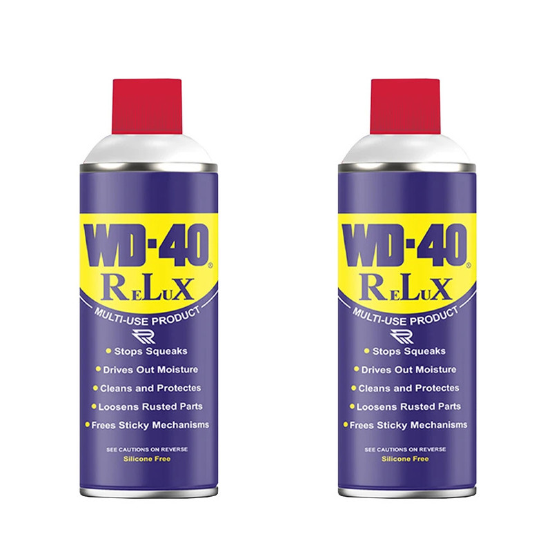 خرید و قیمت اسپری روان کننده و زنگ بر رلوکس مدل wd 40 حجم 450 میلی لیتر بسته 2 عددی