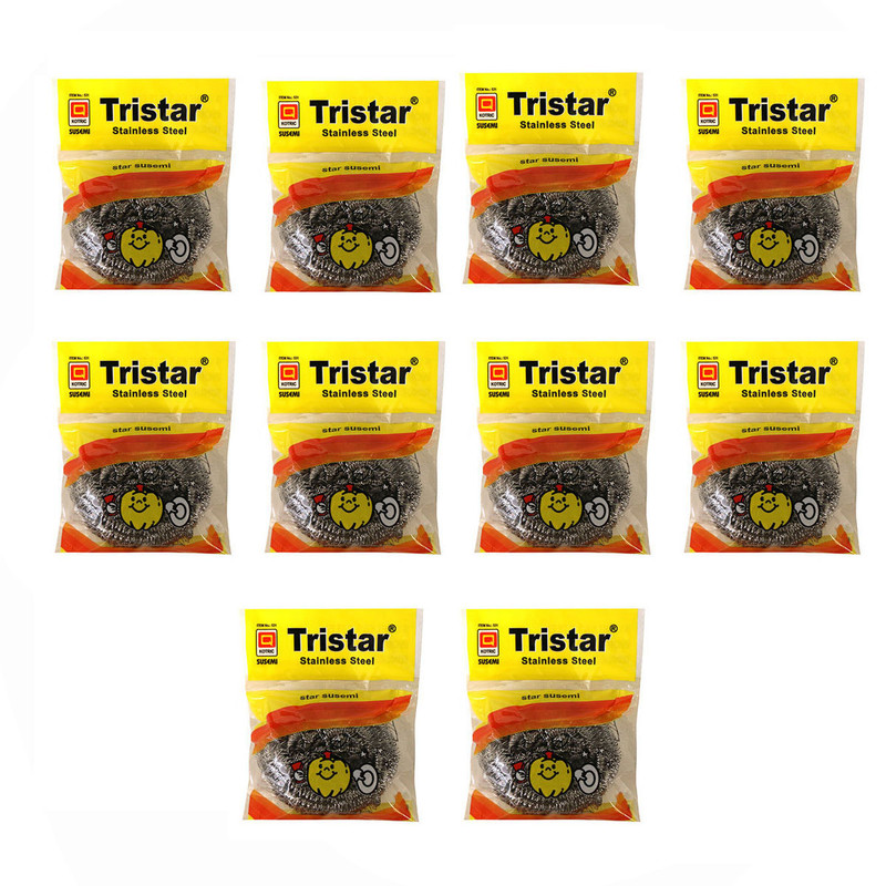 خرید و قیمت سیم ظرفشویی تریستار کد 60 بسته 10 عددی