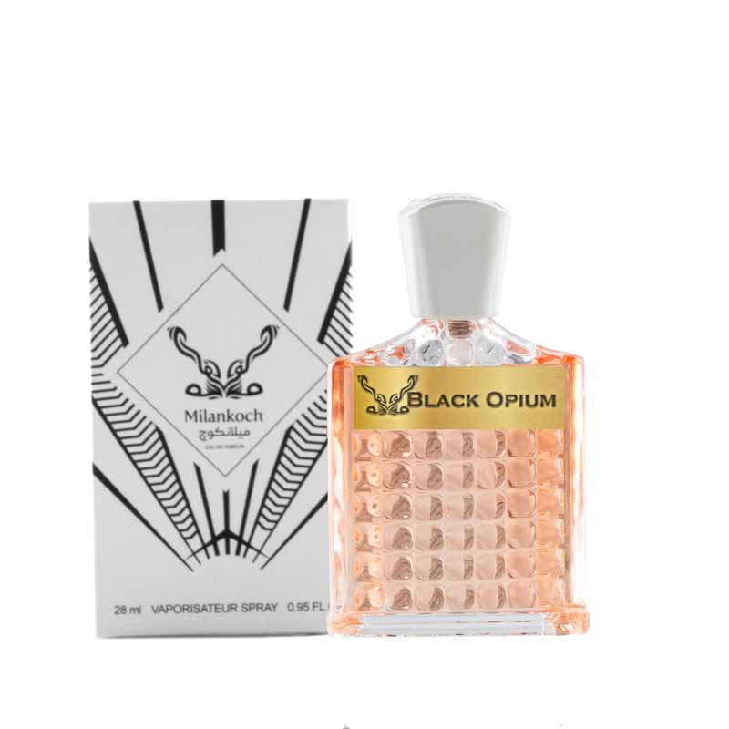 خرید و قیمت عطر جیبی زنانه میلانکوچ مدل بلک اوپیوم فلورال حجم 28 میلیلیتر