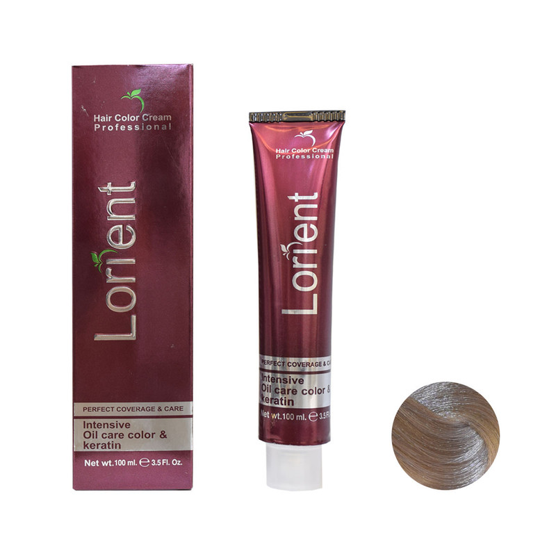 خرید و قیمت رنگ مو لورینت شماره A7 حجم 100 میلی لیتر رنگ بلوند خاکستری روشن