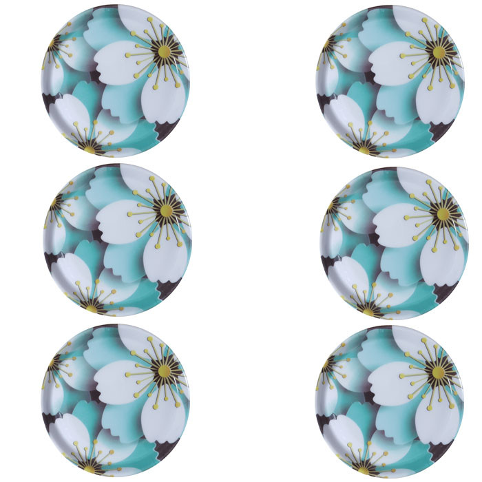 زیر لیوانی مدل Flower3 مجموعه 6 عددی