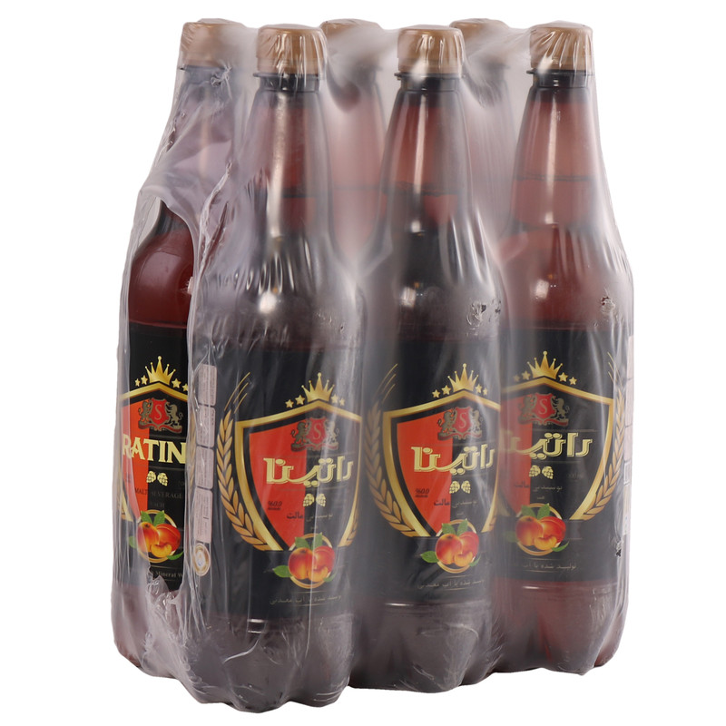 خرید و قیمت ماءالشعیر با طعم هلو راتینانو - 1 لیتر بسته 6 عددی