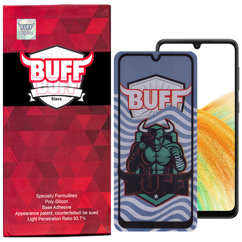محافظ صفحه نمایش 5D بوف مدل Super Power مناسب برای گوشی موبایل سامسونگ Galaxy A33 /A32 4G/A31/A30S/A22 4G/A30/A50/A50s/A40s/A20/M32 4G/M30S/M30s/F41/F22