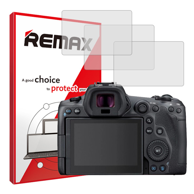 محافظ صفحه نمایش دوربین شفاف ریمکس مدل HyGEL مناسب برای دوربین دیجیتال کانن EOS R5 بسته سه عددی