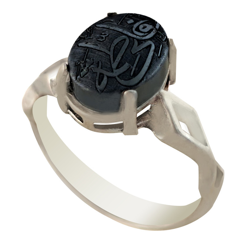 انگشتر نقره زنانه ملک زیور مدل حدید کد 74