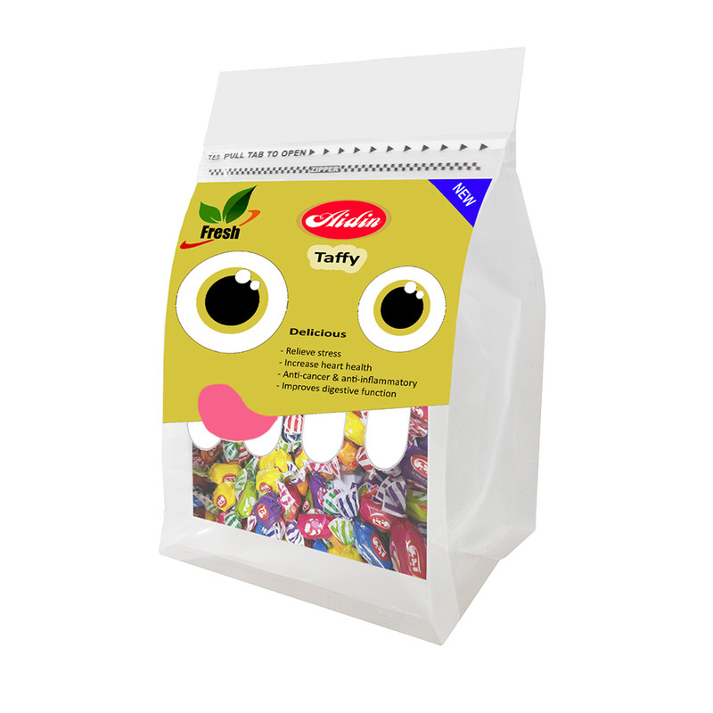 تافی پرچمی میوه ای مغزدار آیدین - 500 گرم