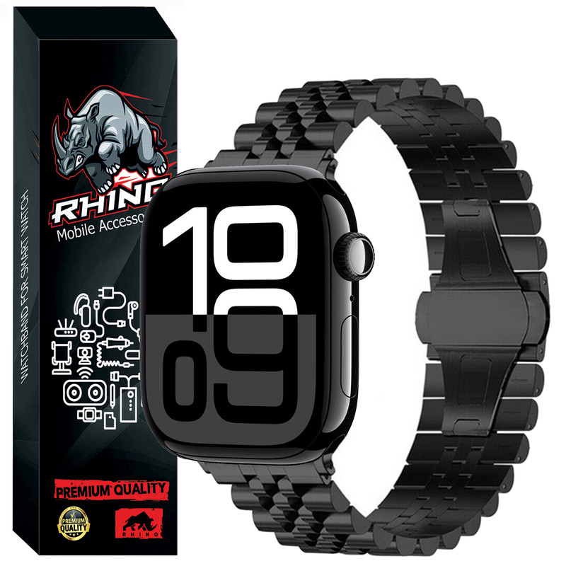 بند راینو مدل 5Bead مناسب برای اپل واج سری 10 46 میلی متری