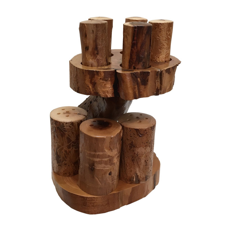 خرید و قیمت جا ادویه ای 8 پارچه طرح روستیک مدل NIKA