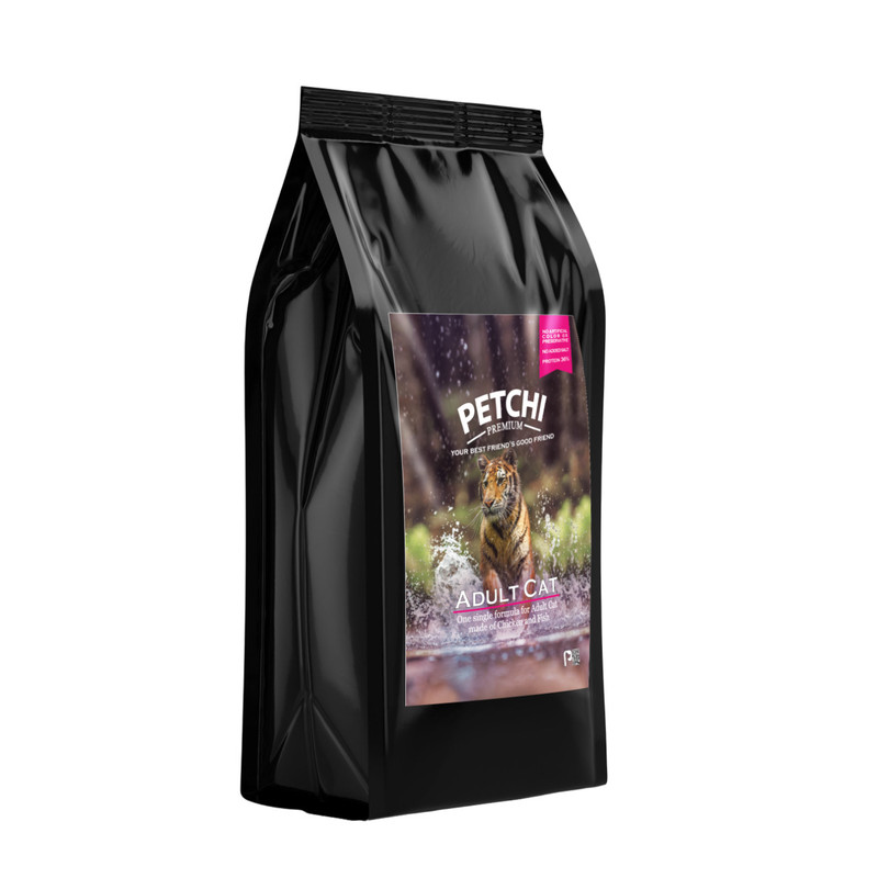 خرید و قیمت غذای خشک گربه پتچی مدل مرغ و ماهی وزن 10 کیلوگرم