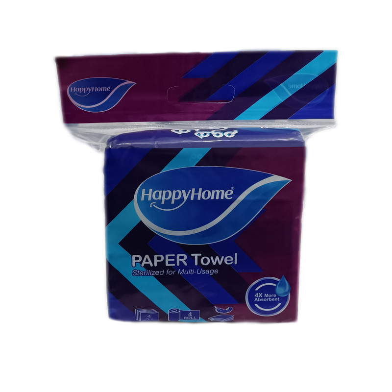 دستمال توالت هپی هوم مدل ابر بسته 4 عددی