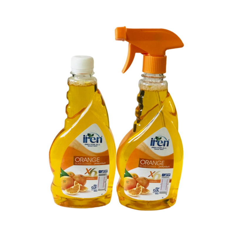 خرید و قیمت اسپری شیشه پاک کن ایرن مدل 1+1 حجم 500 میلی لیتر